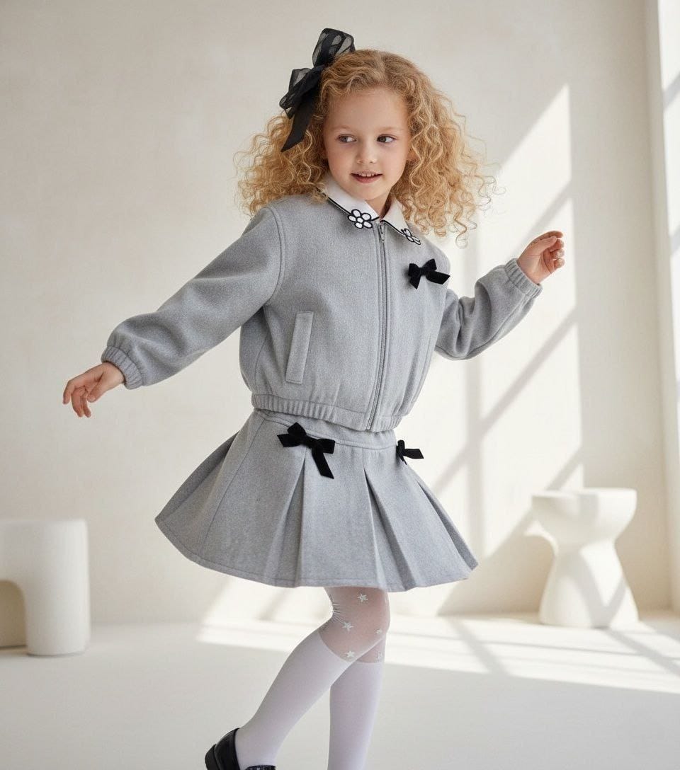 GRİ KAŞE TOKALI TAKIM