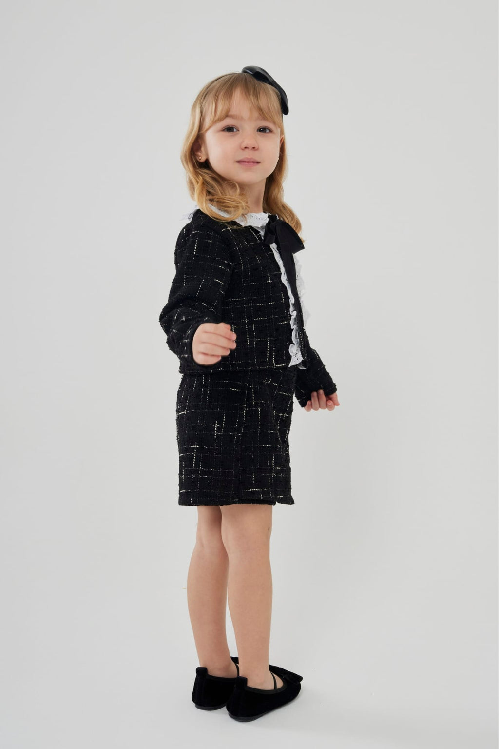 Şort etekli tüvit takım