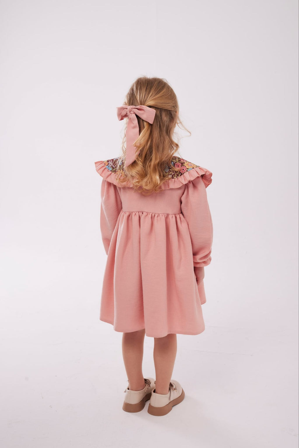 YAKA DETAYLI TOKALI  ELBİSE