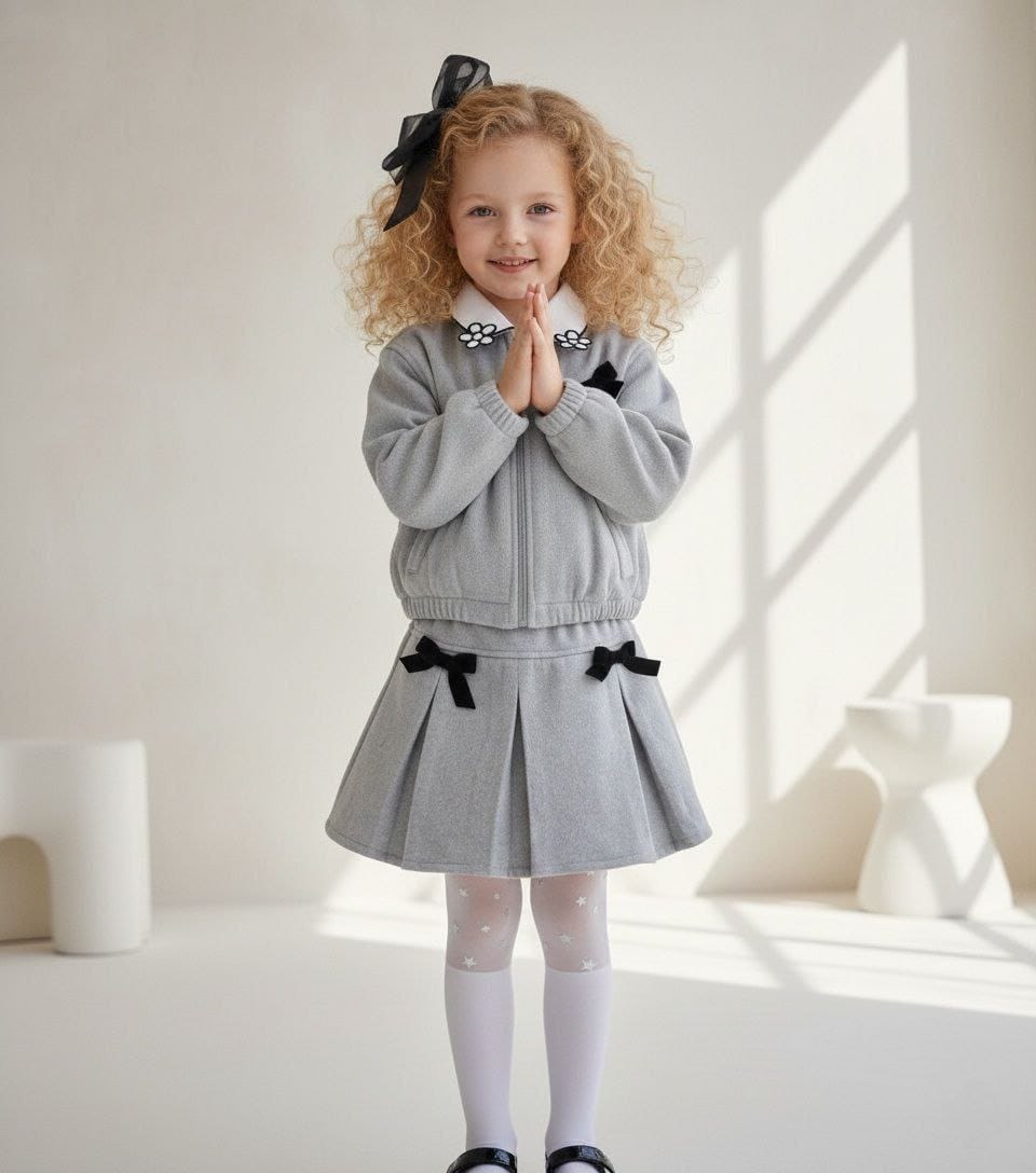 GRİ KAŞE TOKALI TAKIM