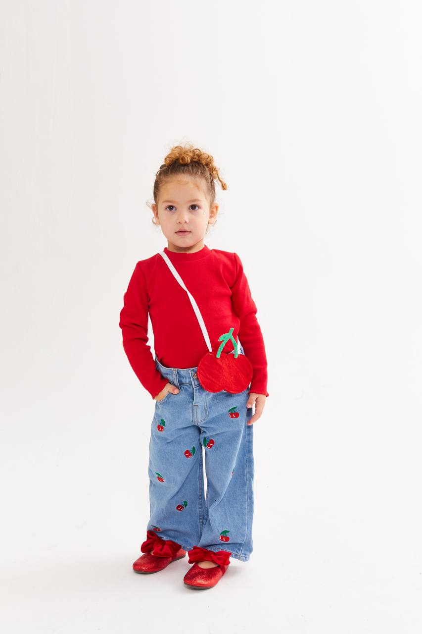 KİRAZLI ÇANTALI TAKIM