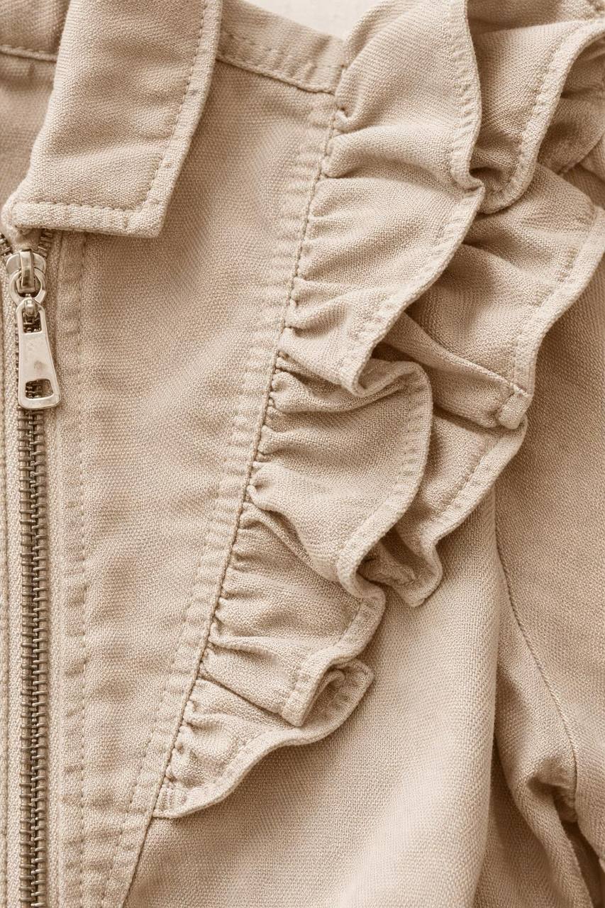 Volanlı keten takım