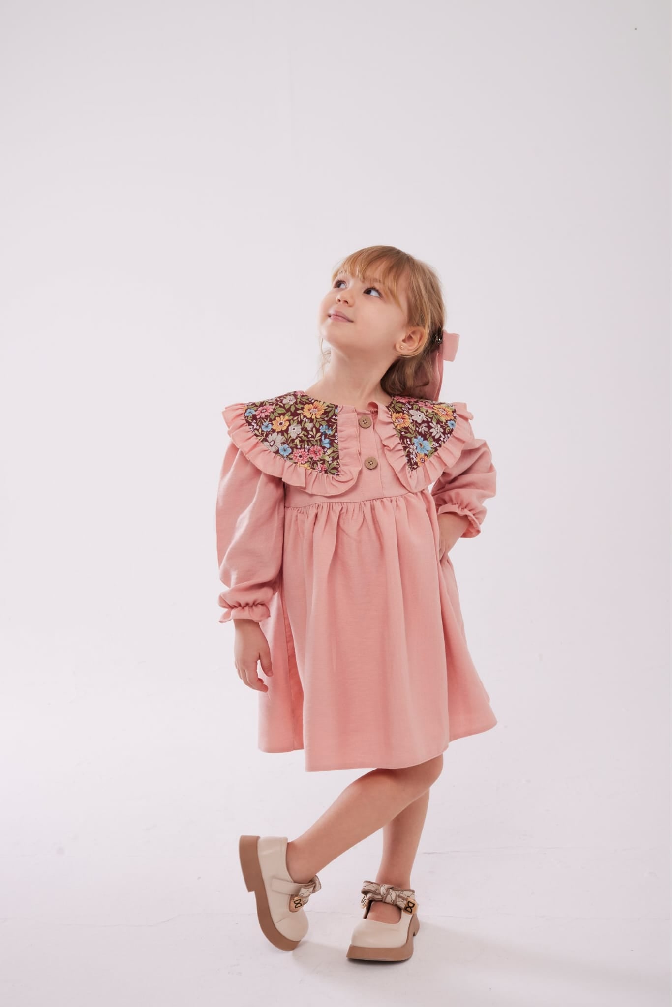 YAKA DETAYLI TOKALI  ELBİSE