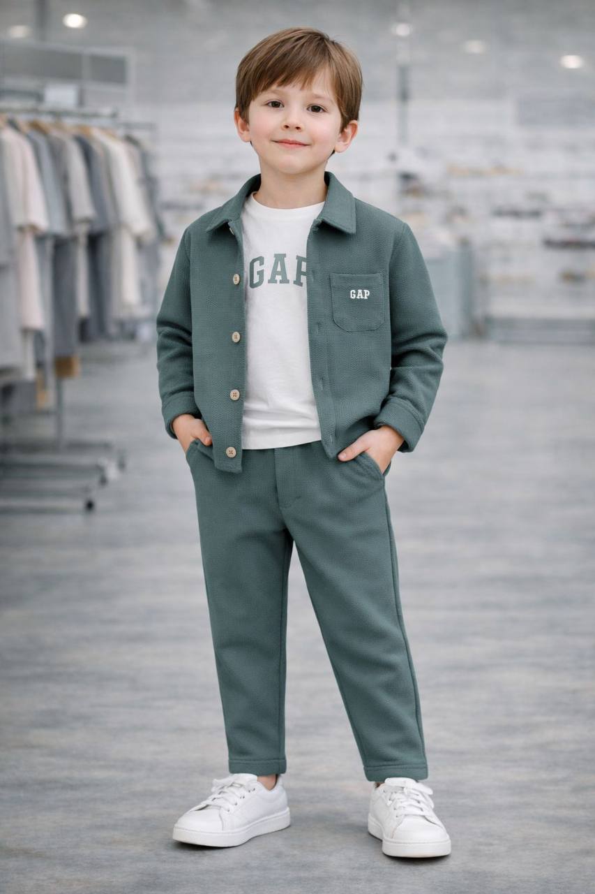 gofre 3'lü yeşil takım