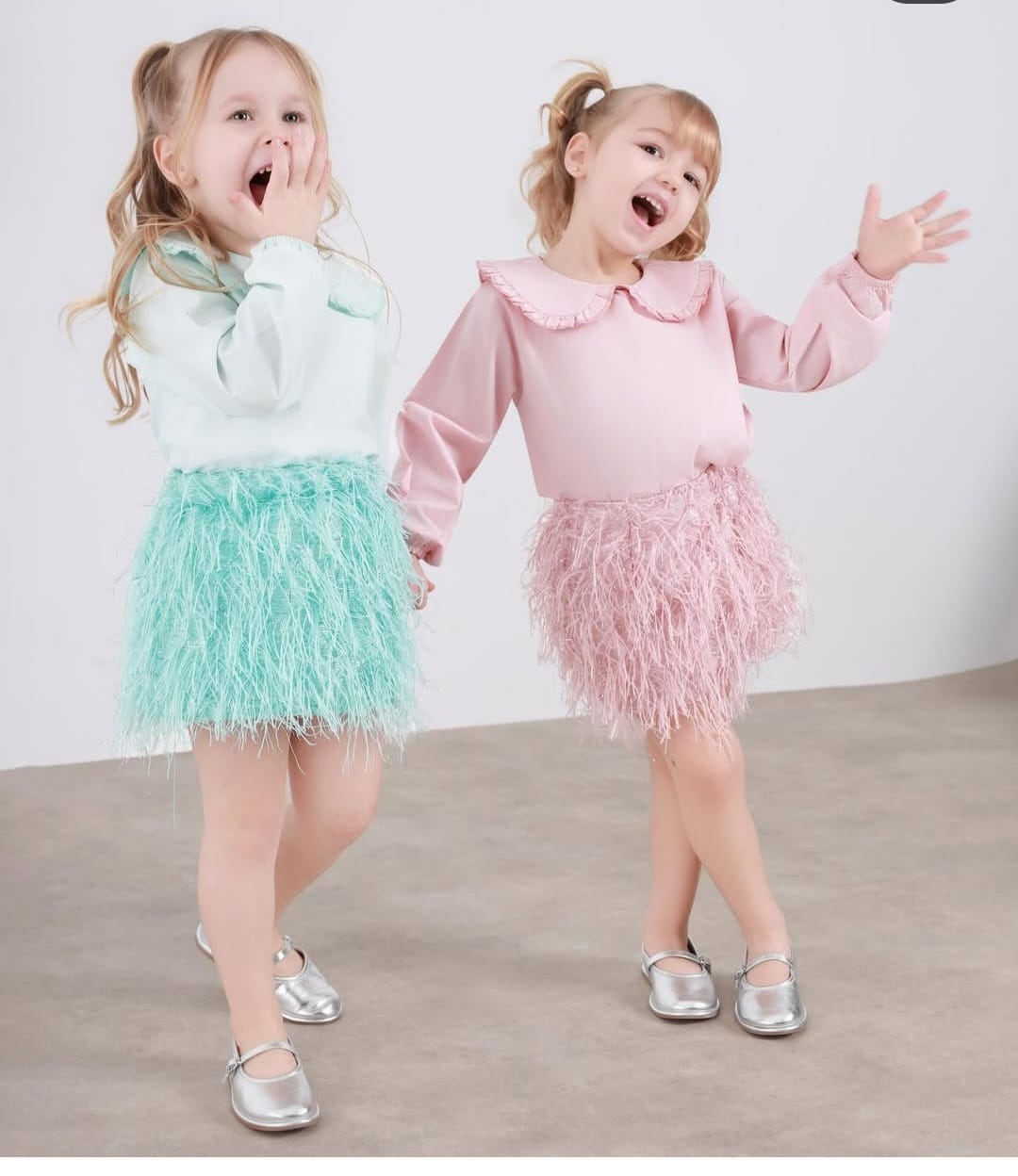 Mint yeşili kırçıllı takım