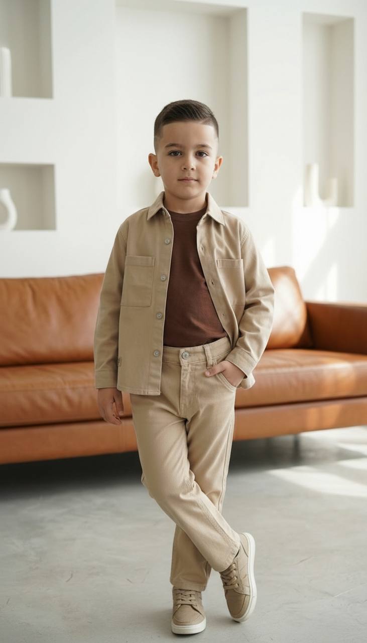 AÇIK KAHVE 3 LÜ KETEN TAKIM