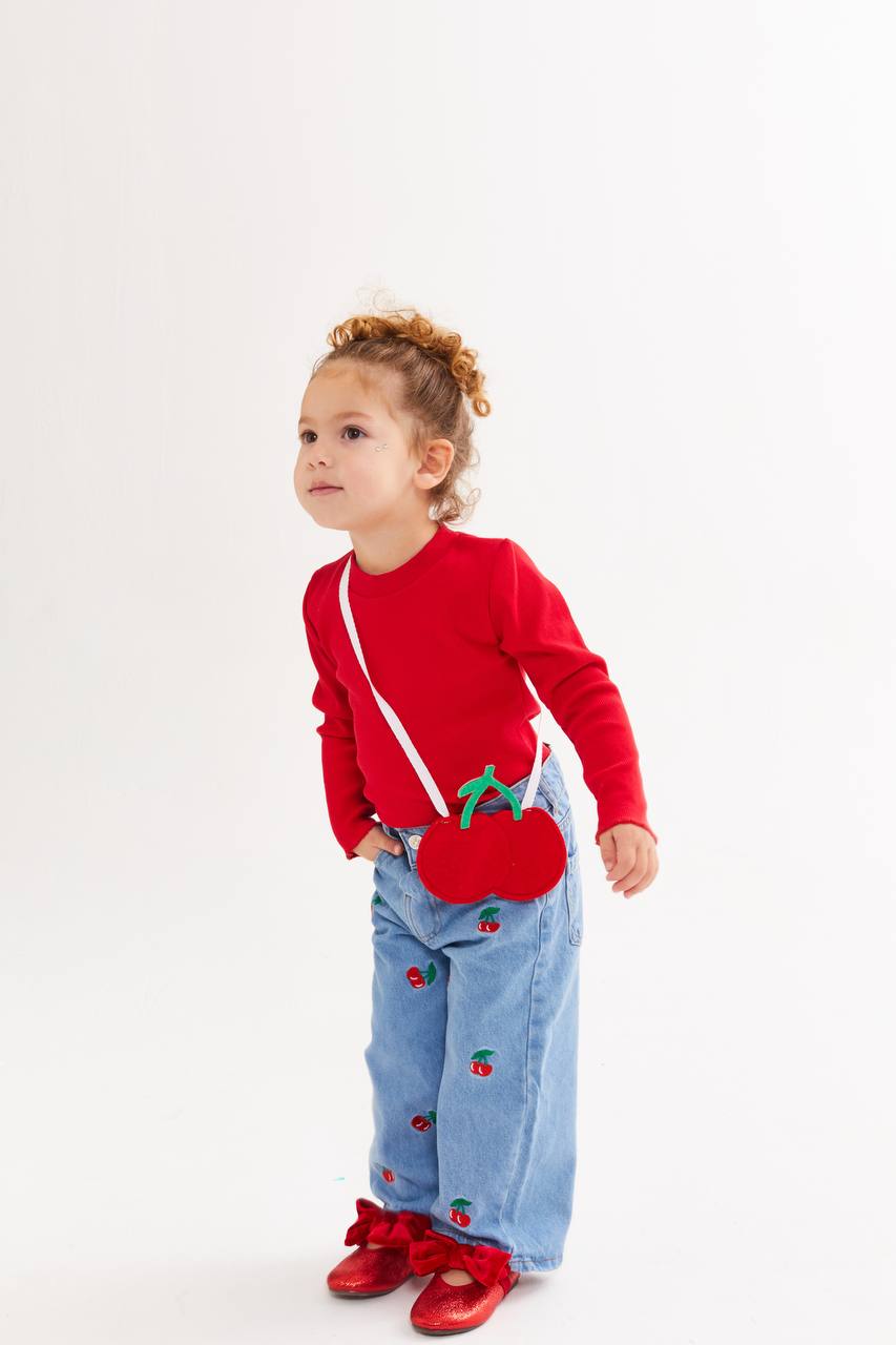 KİRAZLI ÇANTALI TAKIM